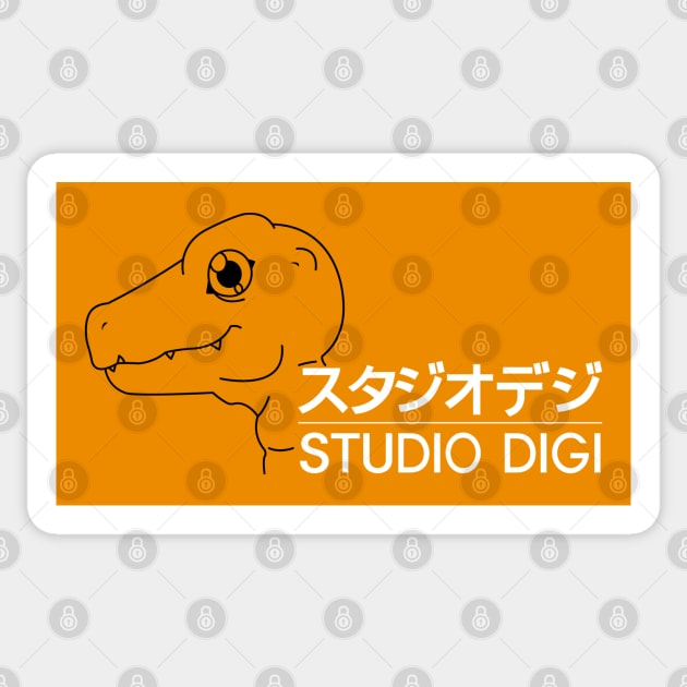 Studio Digi - Agumon Sticker by LAMBZILLA